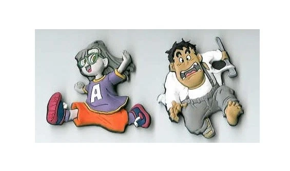 Dr Slump Arale - Serie di 2 Magneti 3D - Imagen 1 de 1