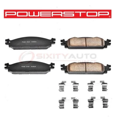 PowerStop Front Disc Brake Pad & Hardware Kit for 2010 Lincoln MKT - Service wd Foto 1 de 4