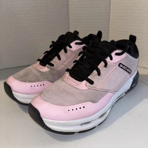 Girl’s Skechers 5.5 Glide-Step Sneakers Pink & Black Kids 303653L - Picture 1 of 14