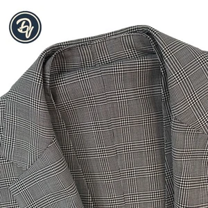 Mens 40 L Ralph Lauren Black Label Italy Glen Plaid 3 Pc Tailored Slim Fit Suit - Picture 1 of 24