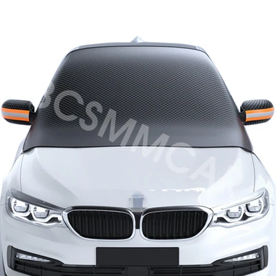 Winter Car Windshield Cover Snow Shield Sun Shade Frost Outdoor Guard Protector Foto 1 de 4
