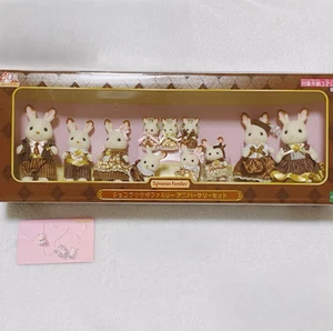 40th Anniversary Special Sylvanian Families Chocolate Rabbit Family set Japan - Picture 1 of 12