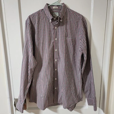 J. Crew secret wash shirt Classic Stretch Size LT - Image 1 of 4