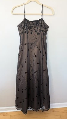 Vintage Y2K Morgan Co Prom Dress Maxi Gown 13/14 Whimsigoth Dark Romantic 90s - Image 1 of 4