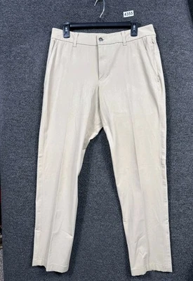 Pantalones Lululemon Commission Caqui Para Hombre Talla 32 Beige Relajado Atlético Tiro Medio Foto 1 de 4