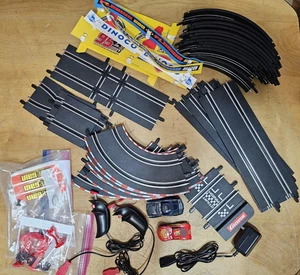 CARRERA DISNEY CARS RACETRACK WITH LOOPS TESTED & WORKING MCQUEEN STORM CARS - Picture 1 of 14