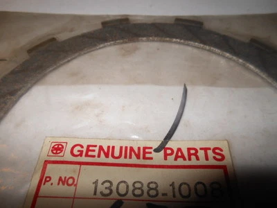 Placa Kawasaki, embrague fricción H1 H2 KL KLT KH KZ 1969-85? # 13088-1008 Foto 1 de 2