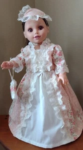 Ropa de muñeca de 18" vestido victoriano, traje formal histórico se adapta a muñeca American Girl - Imagen 1 de 7