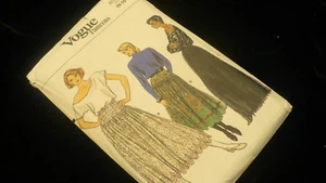 Vogue sewing skirt dirndl short long pattern 9146 8-12 - Bild 1 von 2