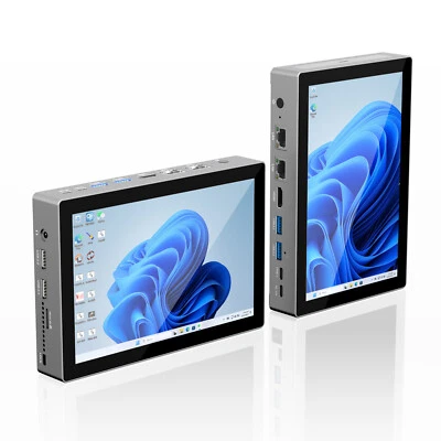 Windows 11 Tablet Intel N100 16GB RAM 512GB mit Lüfter 7 Zoll Bildschirm Mini PC - Bild 1 von 4