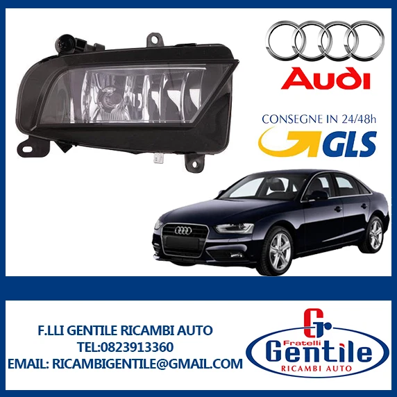 Audi A4 2012 Headlight Fog Light Front H8 Right Passenger Side - Image 1 of 1