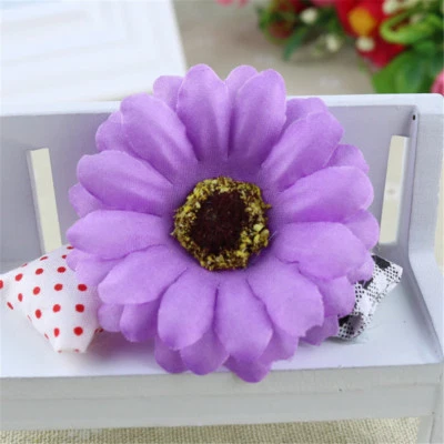 20 piezas Girasoles Artificiales Multicolores Tela Flores Boda Fiesta Decoración Foto 1 de 4