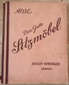 LEMGO, Katalog Adolf Wrenger Lippische Polster-Gestell-Fabrik Alex Sitz-Möbel - Bild 1 von 12