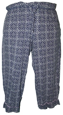 Pijama capri de tiro alto geométrico multicolor Charter Club talla XS Foto 1 de 4