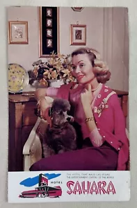 SAHARA HOTEL LAS VEGAS SHOW CARD TONY BENNETT CONSTANCE BENNETT 1960s - Imagen 1 de 6