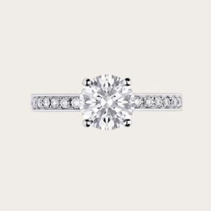Certified Diamond Wedding Ring GIA IGI Natural Round 0.95 Ct 14k White Gold Band
