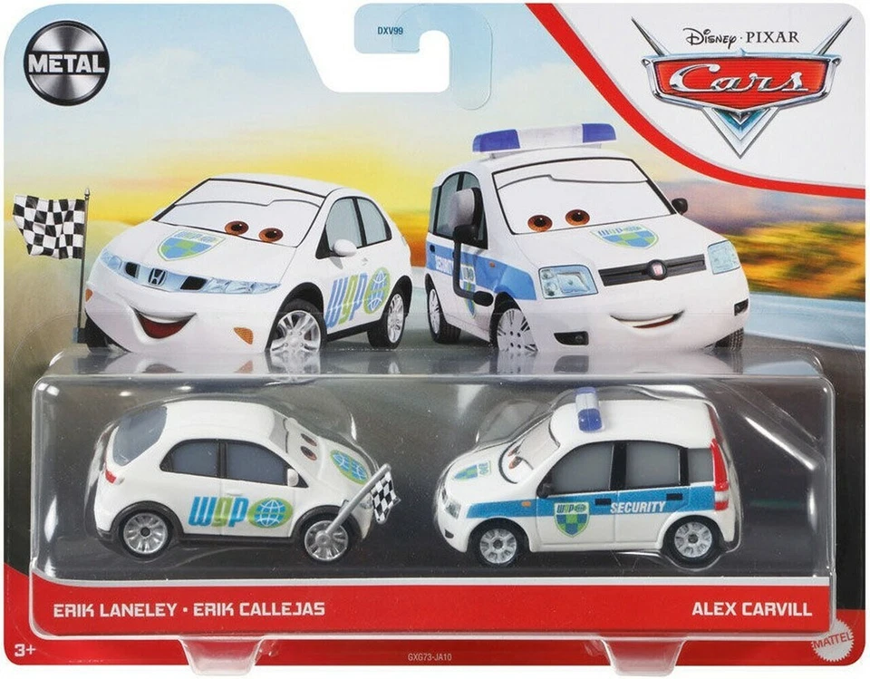 Disney Pixar Cars 1:55 Scale die-cast Erik Laneley & Alex Carvill - Image 1 of 1