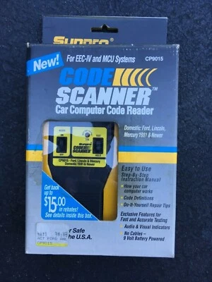 Escáner de código Sunpro CP9015 Ford, Lincoln & Mercury Domestic 1981 y más nuevo Foto 1 de 2