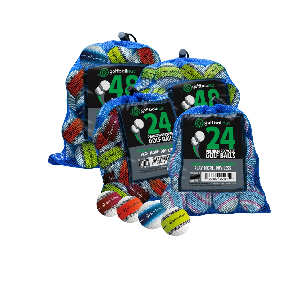 Pelotas de golf recicladas TaylorMade Tour Response a rayas grado A como nuevas variedad Foto 1 de 1