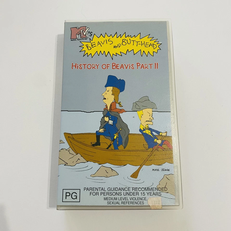 Beavis and Butthead VHS Video History of Beavis Part II MTV VHS Video Tape 2000 - Image 1 of 4