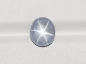 IGI Certified BURMA Blue Star Sapphire 5.87 Cts Natural Untreated Greyish Blue - Picture 1 of 10
