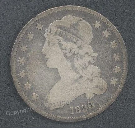 USA 1836 Capped Bust 25c Quarter Silver Die Crack Browning 1 108390 Cover
