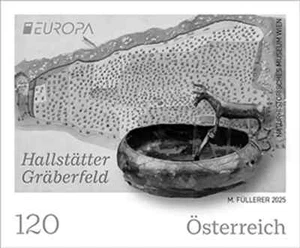 AUSTRIA 2025 CEPT Nat. Archaeological Discoveries Burial site at Hallstatt BP - Bild 1 von 1