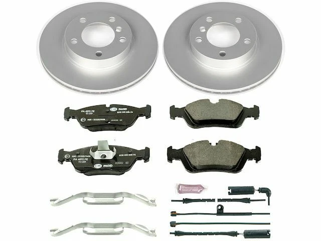 Kit de pastillas de freno delanteras y rotor Power Stop 96SM46H para BMW 318i E36 1992-1998 Foto 1 de 1