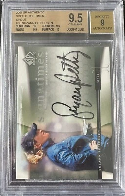 BGS 9.5 SUZANN PETTERSEN 2004 SP Authentic Golf Sign Of The Times Single AUTO - Image 1 of 2