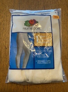 Fruit of the Loom Thermal Underwear Bottoms Men’s Sz M 32"-34" Brand New Natural - Picture 1 of 2