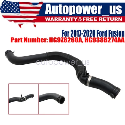 New Fits For Ford Fusion 2.0L 2017 2018 2019 2020 Radiator Hose Upper HG9Z8260A - Image 1 of 4
