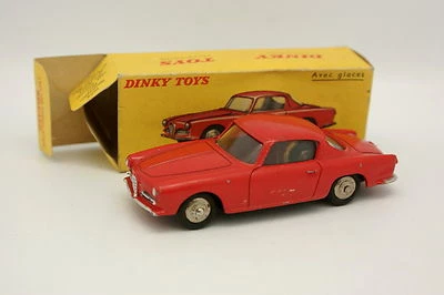 DINKY Toys Francia 1/43 - Alfa Romeo 1900 Super Sprint Rosso 24J + Scatola - Immagine 1 di 4
