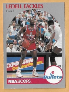 LEDELL EACKLES WASHINGTON KUGELN #296 NBA REIFEN 1990-91 - Bild 1 von 2