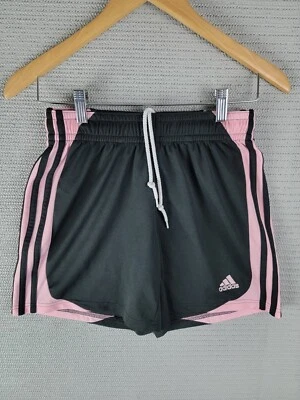 Adidas active Shorts size small black pink stripes Climalite - Image 1 of 4
