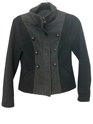 Abrigo Chaqueta Jack By BB Dakota Mezcla Lana Estilo Militar Talla X-pequeña Xs Foto 1 de 4