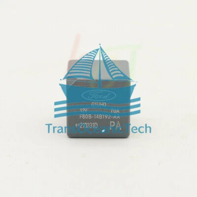 5Pcs New F80B-14B192-AA 12VDC Ford Automotive Relay 4 Pins 70A Us - Image 1 of 4