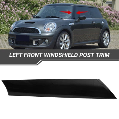 Ajuste Mini Cooper 2007-15 R55 R56 R57 51137272583 moldura de poste de parabrisas delantero izquierdo Foto 1 de 4
