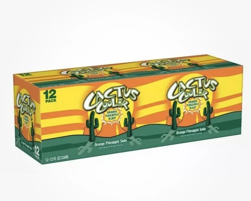 CACTUS COOLER Orange 🍊Pineapple 🍍Soda 12 Pack Fast Shipping 🌵Limited Edition - Image 1 of 1