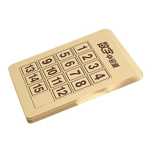 4x4 Magic Cube Number Sliding Klotski Game Cube Puzzle Brain Teaser Toys c - Picture 1 of 8