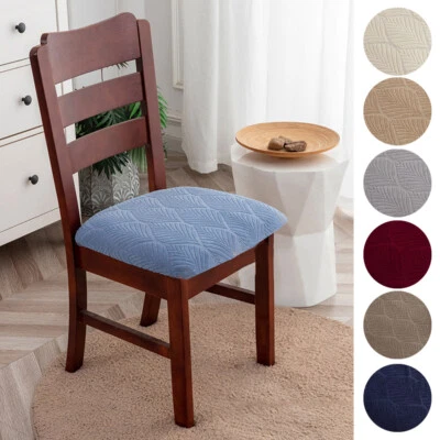 2/4/6 Stück Stretch Stuhlbezug Sitzbezug Esszimmerstuhl Stuhlhussen Schonbezug - Bild 1 von 4