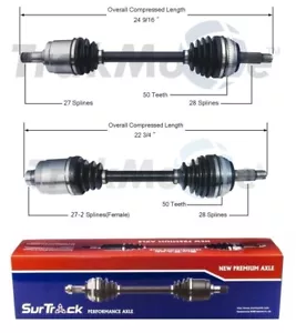 For Acura RSX 02-06 Type-S FWD Front Left & Right CV Axle Shafts SurTrack Set - Picture 1 of 1