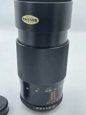 Lente teleobjetivo automático Vivitar 200 mm f/3,5 62 mm hecha en Japón Pentax M42 tornillo Foto 1 de 4