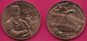 USA MEDAL BU DR.MICHAEL E. DEBAKEY, M.D. THE PURSUIT OF EXCELLENCE HAS BEEN MY O - Picture 1 of 1