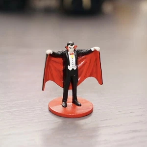 Horrified Game *CUSTOM PAINTED* Dracula Mini Figure Miniature Black Cape Variant - Picture 1 of 8