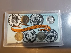 American Nickel Coin Collection Jefferson, Wartime, Buffalo, Liberty  - Picture 1 of 2