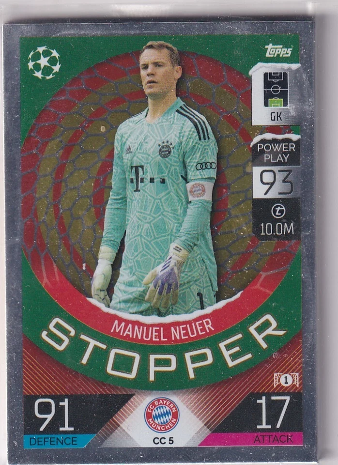 Topps Match Attax CL 22/23 No. CC 5 Manuel Neuer Stopper Christmas - Bild 1 von 1