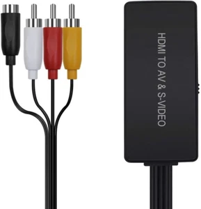 Dingsun HDMI to Svideo Converter HDMI to Audio Video Converter HDMI to RCA - Picture 1 of 12