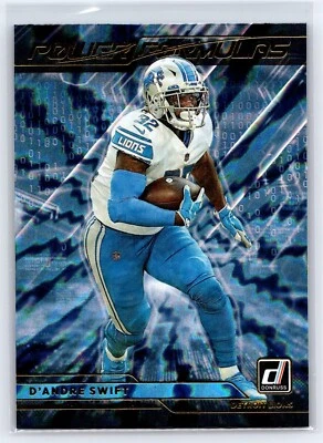 2021 Donruss Football Insert D'Andre Swift Power Formulas Detroit Lions PF1 - Image 1 of 2