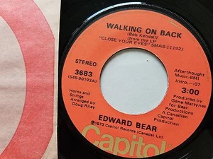 EDWARD BEAR - I Love Her (You Love Me) / Walking on Back 1973 AOR POP ROCK 7" - Imagen 1 de 4