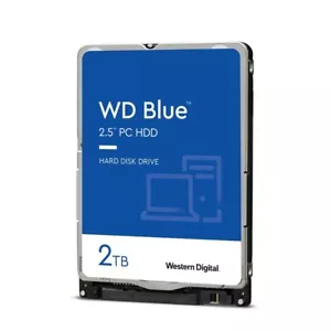 WD WD20SPZX blau 2 TB Festplatte – 2,5" intern – SATA (SATA/600) – 5400 1/MIN - Bild 1 von 2